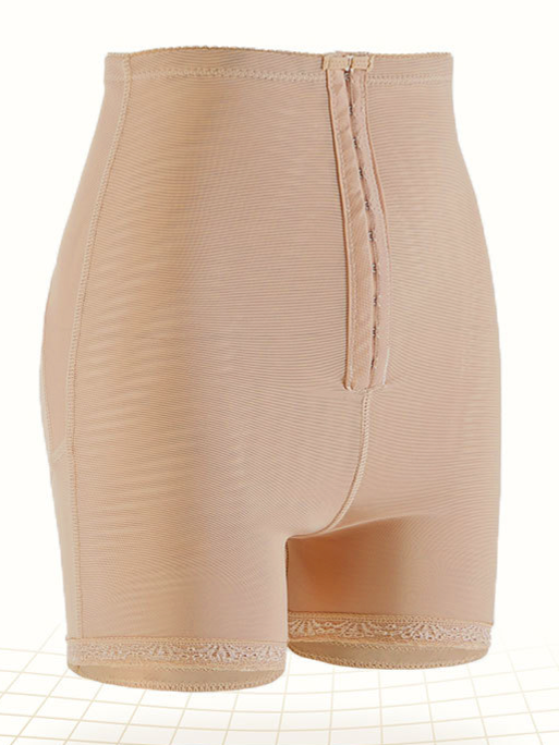 Mid-thigh Lace Trim Tummy Control Shapewear HCZEU4C6SH