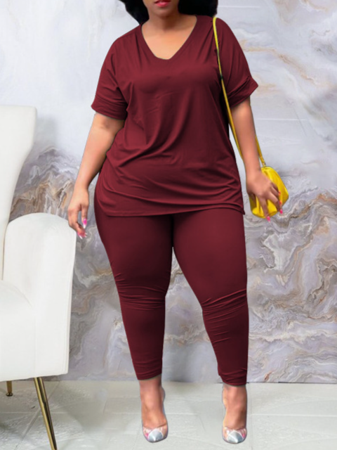 T-shirt and Matched Pants 2-Pc Set
HFBU9THQ9E
