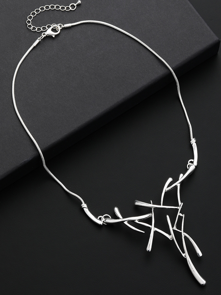 Unique Silver-plated Eco-friendly Necklace HWEAKTA6S8