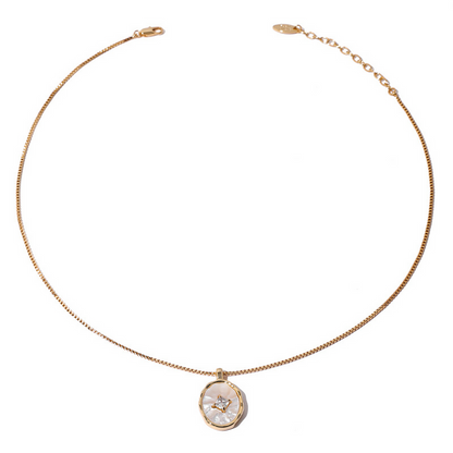 Shell Necklace Zircon HW7W3AH8MY