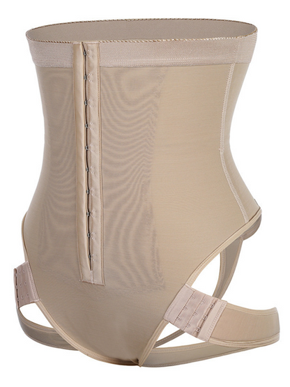 Tummy Control Corset Bodyshaper with Garters HCZEU4UEZH